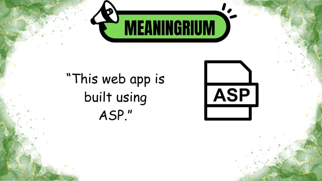 asp meaning