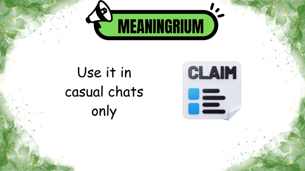 claim meaning