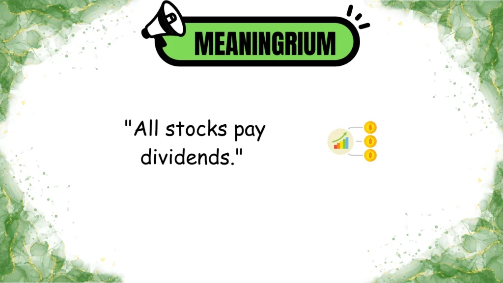 dividends meaning