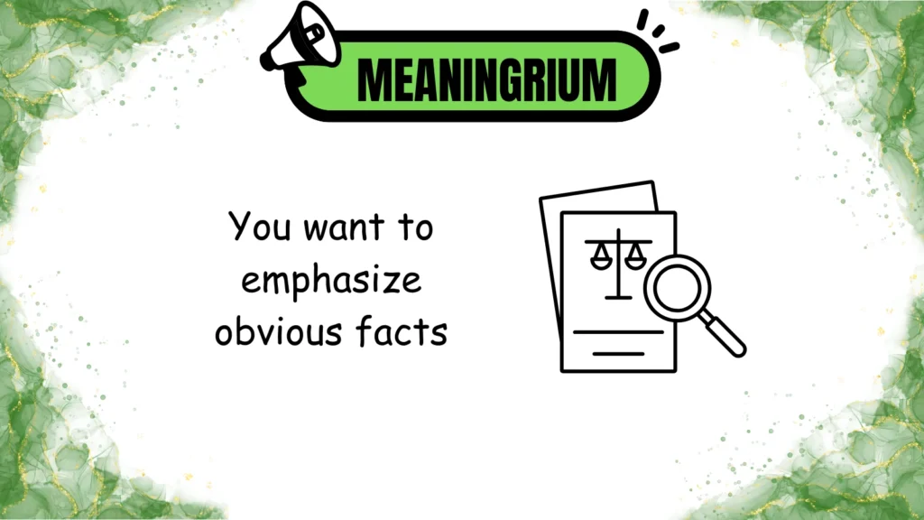 evident meaning
