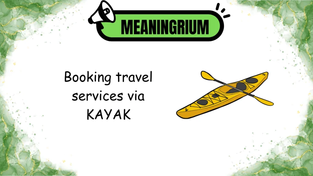 kayak meaning