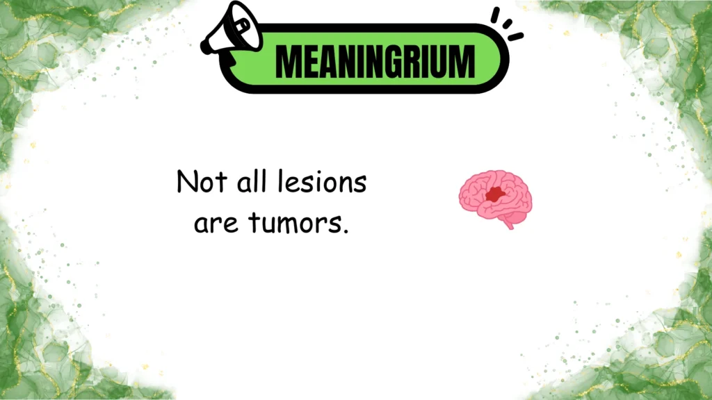 lesion meaning