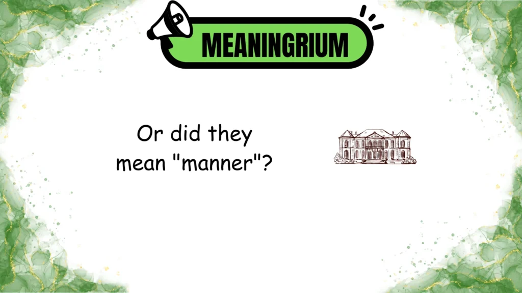 manor meaning