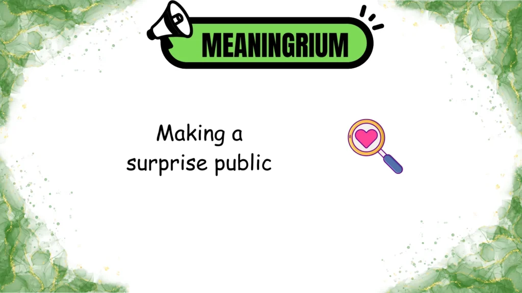 reveal meaning