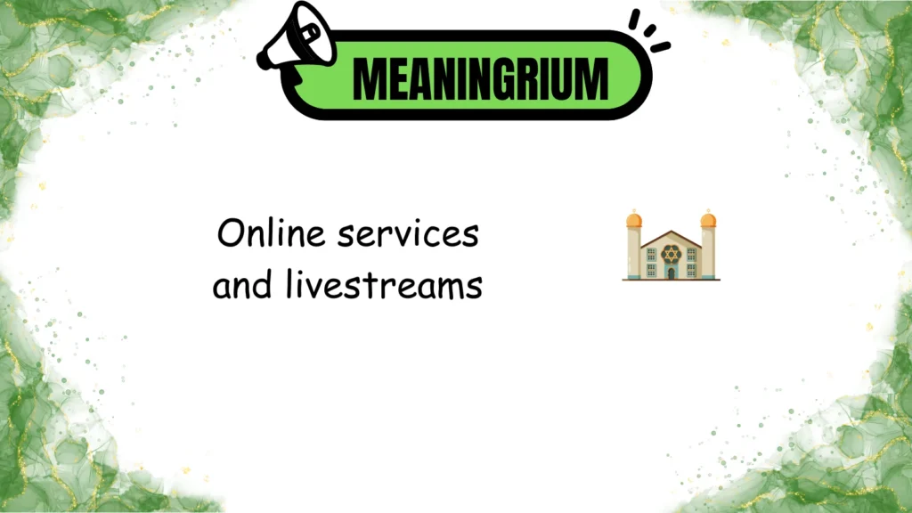 Online services and livestreams