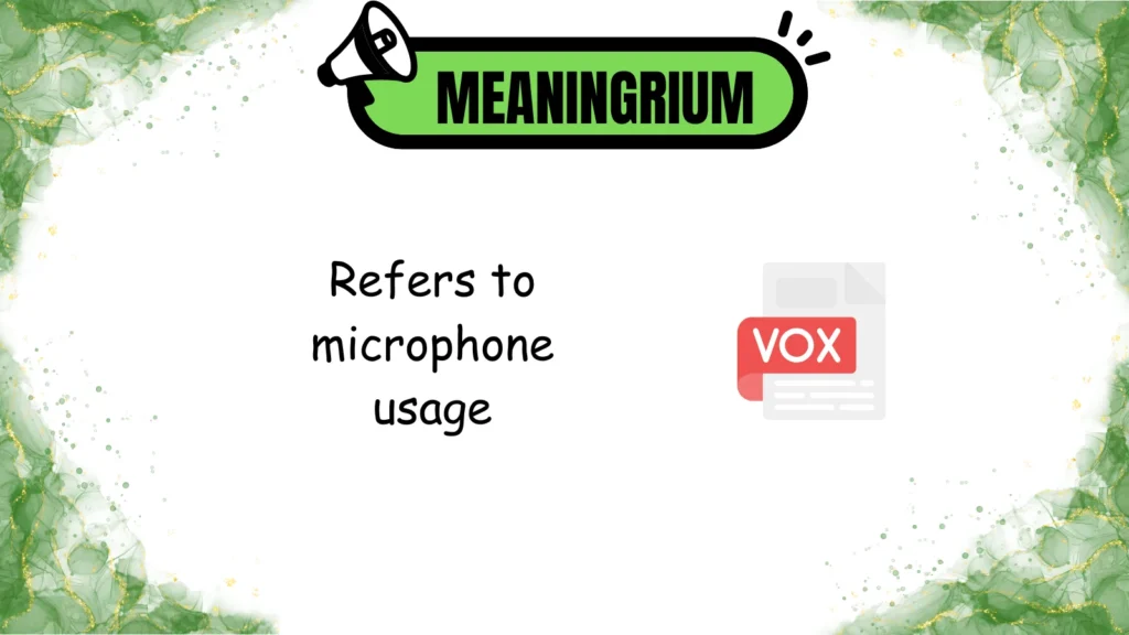 vox meaning